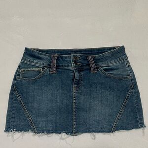 Denim Mini Skirt